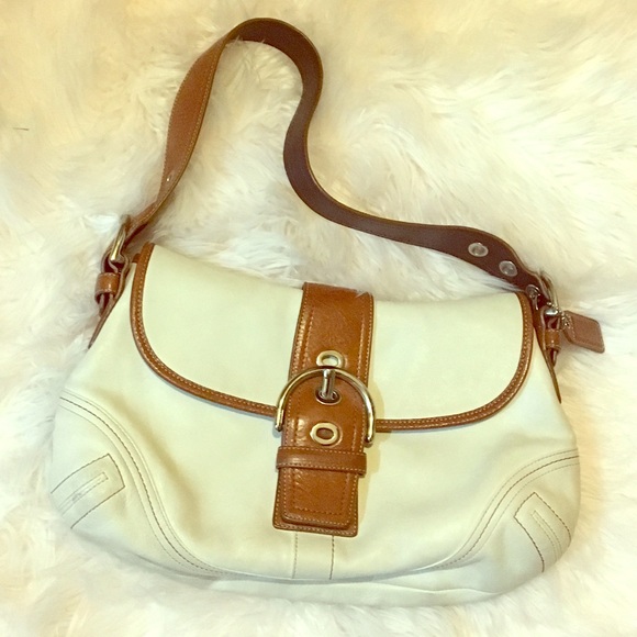 Coach Handbags - Coach all leather shoulder bag